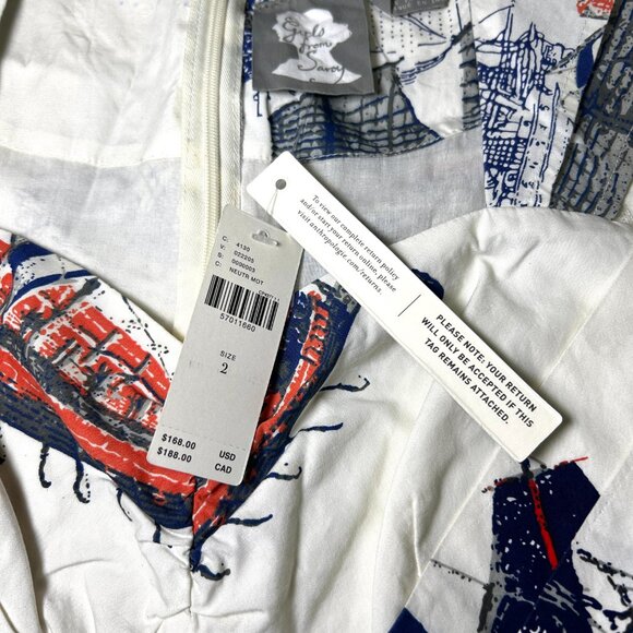 Anthropologie Girls From Savoy Bon Voyage Dress size 2 NWT - Picture 8 of 10